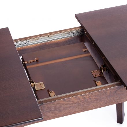 Стол CATERINA PROVENCE , бук, мдф, 100+30x70x75 см, Cappuchino