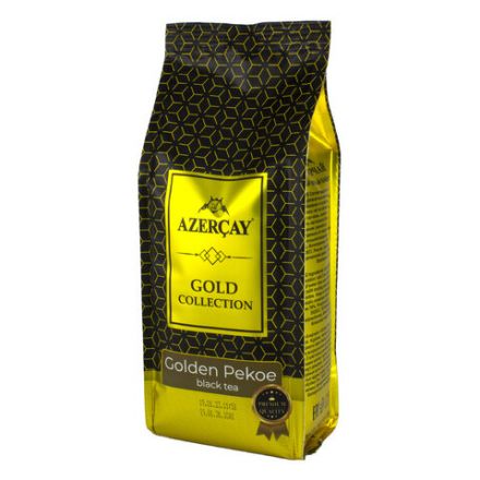 Чай листовой АЗЕРЧАЙ "Gold collection GOLDEN PEKOE" черный, 250 г, 421666 Чай листовой АЗЕРЧАЙ "Gold collection GOLDEN PEKOE" черный, 250 г, 421666