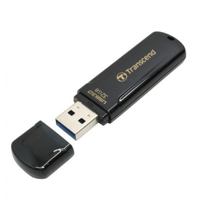Флеш-память Transcend JetFlash 700 32 Gb USB 3.0 черная Флеш-память Transcend JetFlash 700 32 Gb USB 3.0 черная