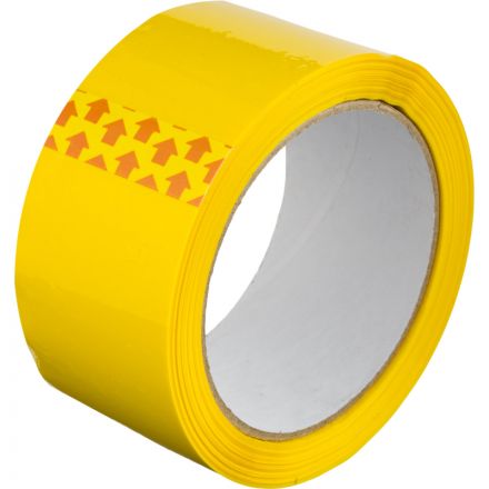 Клейкая лента 48ммх66мх45мкм желтый, 6 шт/уп