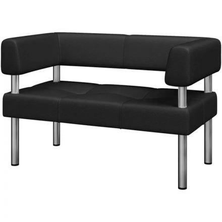 Диван MV_ Комус Мебель Balance 2-мест. (Bu2-2)  к/з Or.16/Ec.3001 черн