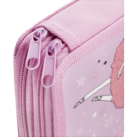 Пенал Балерина 2 отд., ламинат, выборочный лак, 190x110 мм,ПКК 11-19 Пенал Балерина 2 отд., ламинат, выборочный лак, 190x110 мм,ПКК 11-19