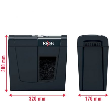 Шредер (уничтожитель) Rexel Secure X6 4ур.секр.,6лист,10л Шредер (уничтожитель) Rexel Secure X6 4ур.секр.,6лист,10л