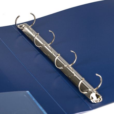 Папка на 4 кольцах, ширина 40 мм, BRAUBERG EXTRA, до 300 листов, СИНЯЯ, 0,8 мм, 270548 Папка на 4 кольцах, ширина 40 мм, BRAUBERG EXTRA, до 300 листов, СИНЯЯ, 0,8 мм, 270548