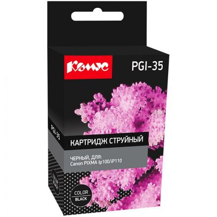 Картридж струйный Комус PGI-35 чер. для Canon PIXMA iP100 Картридж струйный Комус PGI-35 чер. для Canon PIXMA iP100