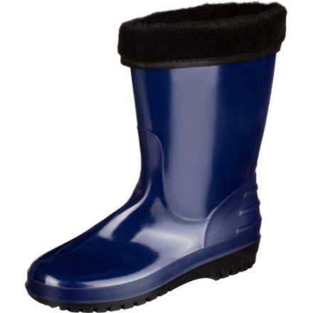 Сапоги женские цв.т.синий мод 260 У (р.36) (232) ПВХ утепленные