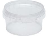 Контейнер п/п 0,08л. круглый, d69мм, с прозрачной крышкой цв. прозрачный