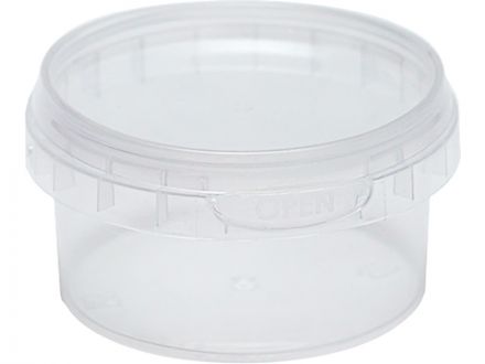 Контейнер п/п 0,08л. круглый, d69мм, с прозрачной крышкой цв. прозрачный Контейнер п/п 0,08л. круглый, d69мм, с прозрачной крышкой цв. прозрачный