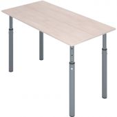 Стол MET_ученический Комус Мебель 2-мес.3-7р.г.на кр.оп.дуб шамони св./сер