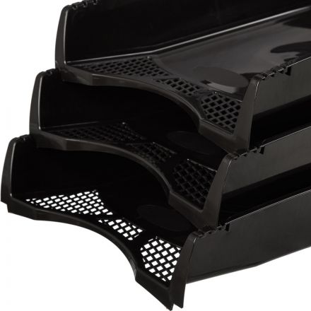 Лоток для бумаг горизонтальный Attache Economy черный Лоток для бумаг горизонтальный Attache Economy черный