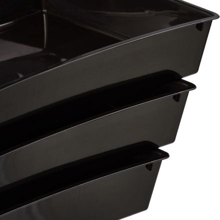 Лоток для бумаг горизонтальный Attache Economy черный Лоток для бумаг горизонтальный Attache Economy черный