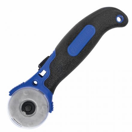 Нож раскройный роликовый 45 мм BRAUBERG, круглое лезвие, резиновые вставки, 237162 Нож раскройный роликовый 45 мм BRAUBERG, круглое лезвие, резиновые вставки, 237162