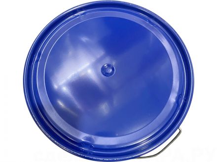 Ведро металлическое 10 л синий цвет крышка-обруч Ведро металлическое 10 л синий цвет крышка-обруч