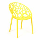 Стул Tetchair BUSH (mod. 017), пластик, 60*58,5*80см, желтый