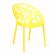 Стул Tetchair BUSH (mod. 017), пластик, 60*58,5*80см, желтый
