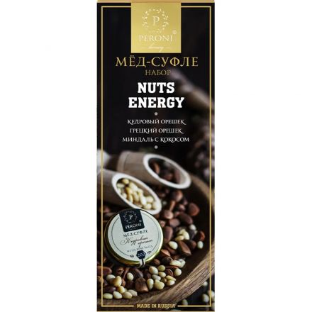Мед-суфле 'Nuts Energy' 3x30г, набор Мед-суфле 'Nuts Energy' 3x30г, набор
