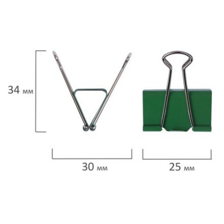 Зажимы для бумаг ОФИСМАГ, КОМПЛЕКТ 12 шт., 25 мм, на 100 листов, цветные, картонная коробка, 226764 Зажимы для бумаг ОФИСМАГ, КОМПЛЕКТ 12 шт., 25 мм, на 100 листов, цветные, картонная коробка, 226764
