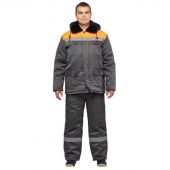 Костюм рабочий зимний з35-КПК серый/оранжевый (р.60-62) 158-164 Костюм рабочий зимний з35-КПК серый/оранжевый (р.60-62) 158-164