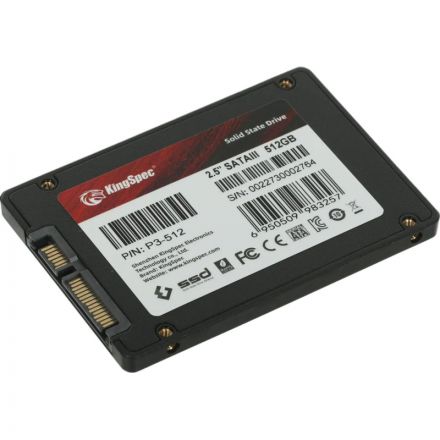 SSD Накопитель Kingspec SATA-III 512GB 2.5(P3-512) SSD Накопитель Kingspec SATA-III 512GB 2.5(P3-512)