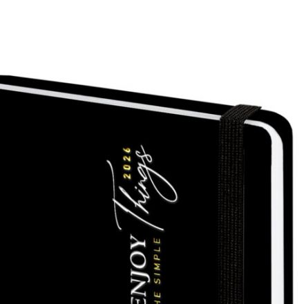 Еженедельник датированный 2026 с резинкой 171х93 мм, BRAUBERG, твердый, УФ-ЛАК, 64 л., "Розы", 117353