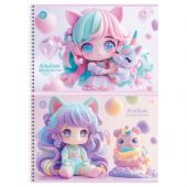 Альбом для рисования 24л., А4, на гребне BG "Little girl" Альбом для рисования 24л., А4, на гребне BG "Little girl"