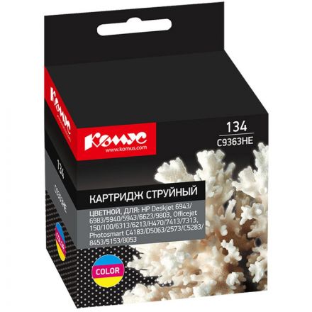 Картридж струйный Комус 134 C9363HE цв. для HP Deskjet460c/cb/wbt Картридж струйный Комус 134 C9363HE цв. для HP Deskjet460c/cb/wbt