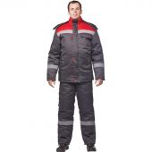 Костюм рабочий зимний муж з31-КПК сер/красн (р.44-46) 182-188 (Арсенал-СП) Костюм рабочий зимний муж з31-КПК сер/красн (р.44-46) 182-188 (Арсенал-СП)