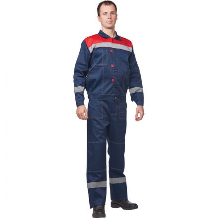 Костюм рабочий летний муж. л20-КБР син/красн (р.44-46) 158-164 Костюм рабочий летний муж. л20-КБР син/красн (р.44-46) 158-164