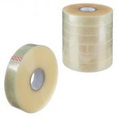 Клейкая лента упаковочная 48ммх990мх43мкм, прозрачная 6 шт/уп(белая втулка)