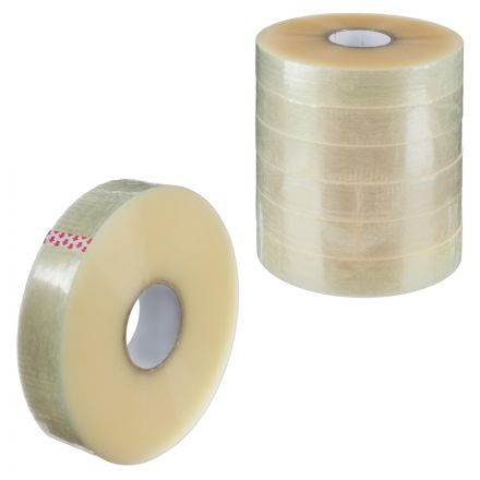 Клейкая лента упаковочная 48ммх990мх43мкм, прозрачная 6 шт/уп(белая втулка) Клейкая лента упаковочная 48ммх990мх43мкм, прозрачная 6 шт/уп(белая втулка)