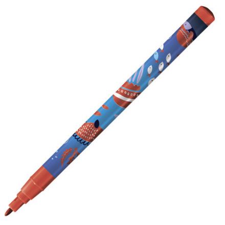 Фломастеры MAPED COLOR'PEPS "Ocean Life", 24 цвета, смываемые, вентилируемый колпачок, 845703