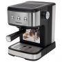 Кофеварка рожковая ручной капучинатор SONNEN CM8501, 1100 Вт, 1,5 л, 15 бар, черная/серебро, 456335 Кофеварка рожковая ручной капучинатор SONNEN CM8501, 1100 Вт, 1,5 л, 15 бар, черная/серебро, 456335