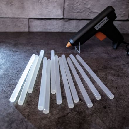 Клеевые стержни, диаметр 11 мм, длина 200 мм, прозрачные, комплект 12 шт., BRAUBERG, европодвес, 670294 Клеевые стержни, диаметр 11 мм, длина 200 мм, прозрачные, комплект 12 шт., BRAUBERG, европодвес, 670294