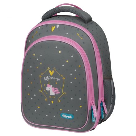 Ранец Först F-Light "Little princess" 36*27*15см, 2 отделения, 2 кармана, анатомическая спинка Ранец Först F-Light "Little princess" 36*27*15см, 2 отделения, 2 кармана, анатомическая спинка