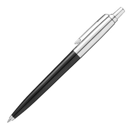 Ручка шариковая PARKER "Jotter Plastic CT", корпус черный, детали нержавеющая сталь, блистер, синяя, 2096873 Ручка шариковая PARKER "Jotter Plastic CT", корпус черный, детали нержавеющая сталь, блистер, синяя, 2096873