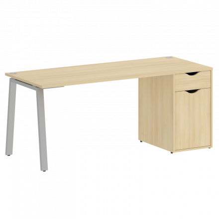 Home Office Стол письменный VR.SP-3-178.1.A Акация/Серый металл 1780*720*750 Home Office Стол письменный VR.SP-3-178.1.A Акация/Серый металл 1780*720*750