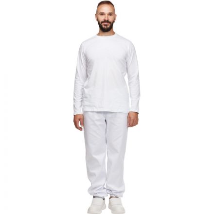 Футболка (160 г.) с длинным рукавом бел.(S)