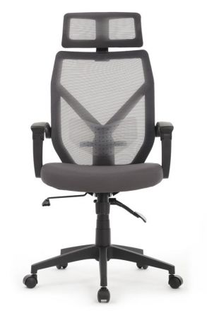 Кресло Оливер RCH W-203AC Черный пластик/Серый