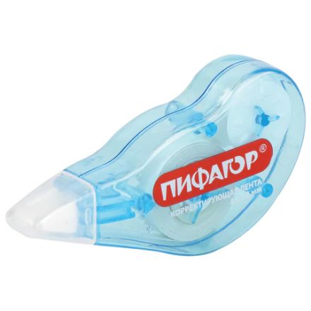 Корректирующая лента ПИФАГОР, 5 мм х 4 м, корпус ассорти, механизм перемотки, блистер, 227803 Корректирующая лента ПИФАГОР, 5 мм х 4 м, корпус ассорти, механизм перемотки, блистер, 227803