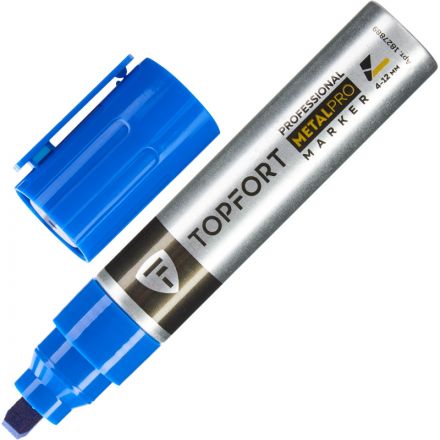 Маркер для металла TOPFORT MetalPro 4-12 мм синий Маркер для металла TOPFORT MetalPro 4-12 мм синий