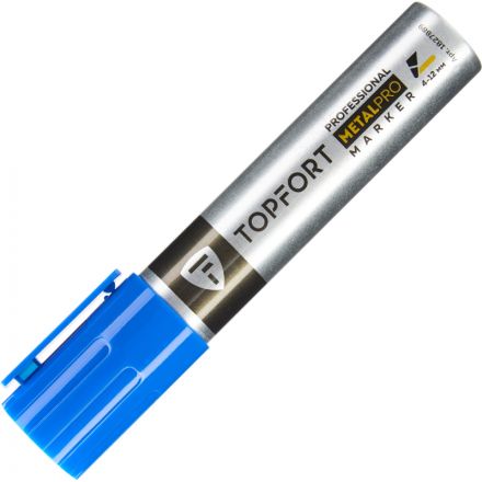 Маркер для металла TOPFORT MetalPro 4-12 мм синий Маркер для металла TOPFORT MetalPro 4-12 мм синий
