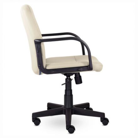 Кресло BRABIX "Top MG-333", с подлокотниками, кожзам, бежевое, 532554 Кресло BRABIX "Top MG-333", с подлокотниками, кожзам, бежевое, 532554