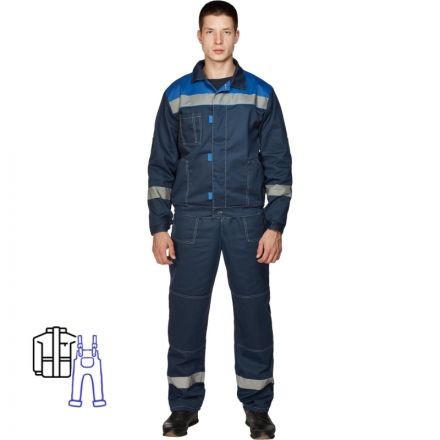 Костюм рабочий летний муж. л20-КПК син/вас (р.56-58) 182-188 (Арсенал-СП) Костюм рабочий летний муж. л20-КПК син/вас (р.56-58) 182-188 (Арсенал-СП)