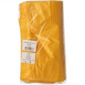 Пакет-майка ПНД, 30+14x57см, желтый, 18 мкм, 100 шт./уп