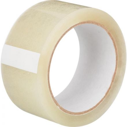 Клейкая лента упаковочная прозрачная 48 мм х 66 м толщина 50 мкм (72 штуки в упаковке) Клейкая лента упаковочная прозрачная 48 мм х 66 м толщина 50 мкм (72 штуки в упаковке)