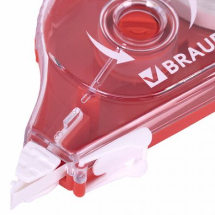 Корректирующая лента BRAUBERG MAXI PLUS, 5 мм х 25 м, механизм перемотки, корпус красный, блистер, 272501 Корректирующая лента BRAUBERG MAXI PLUS, 5 мм х 25 м, механизм перемотки, корпус красный, блистер, 272501