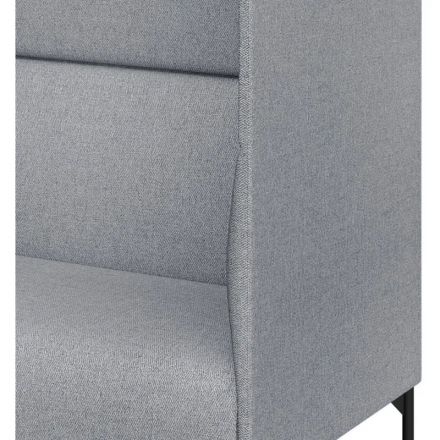 Кресло MV_Бридж (Brd1Н-2-800) спинка высокая, тк. св.серый Sweet L-grey