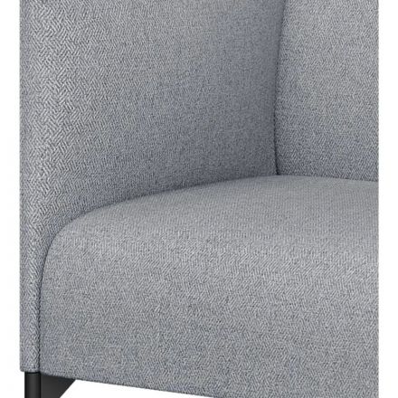 Кресло MV_Бридж (Brd1Н-2-800) спинка высокая, тк. св.серый Sweet L-grey