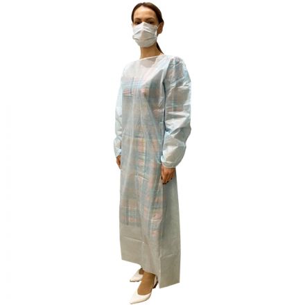 Халат хирург. стер, рук.рез, дл.140 см, р.54-56, пл.25, смс, 1шт Халат хирург. стер, рук.рез, дл.140 см, р.54-56, пл.25, смс, 1шт