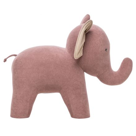 Пуф Leset Elephant Omega 19, компаньон Omega 02, Ткань Велюр